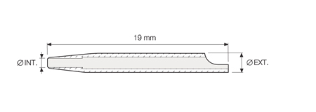 19 mm. (SEM) Perforating Tube Back Ejection Milled